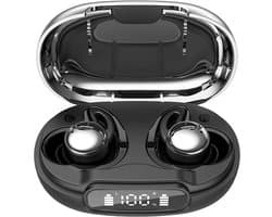 De Beste Gadgets Sleep Earbuds – Slaap Oordopjes voor Zijslapers – Bluetooth 6.1 – Noise Cancelling – White Noise – 48 Uur Batterij – USB-C – Zwart