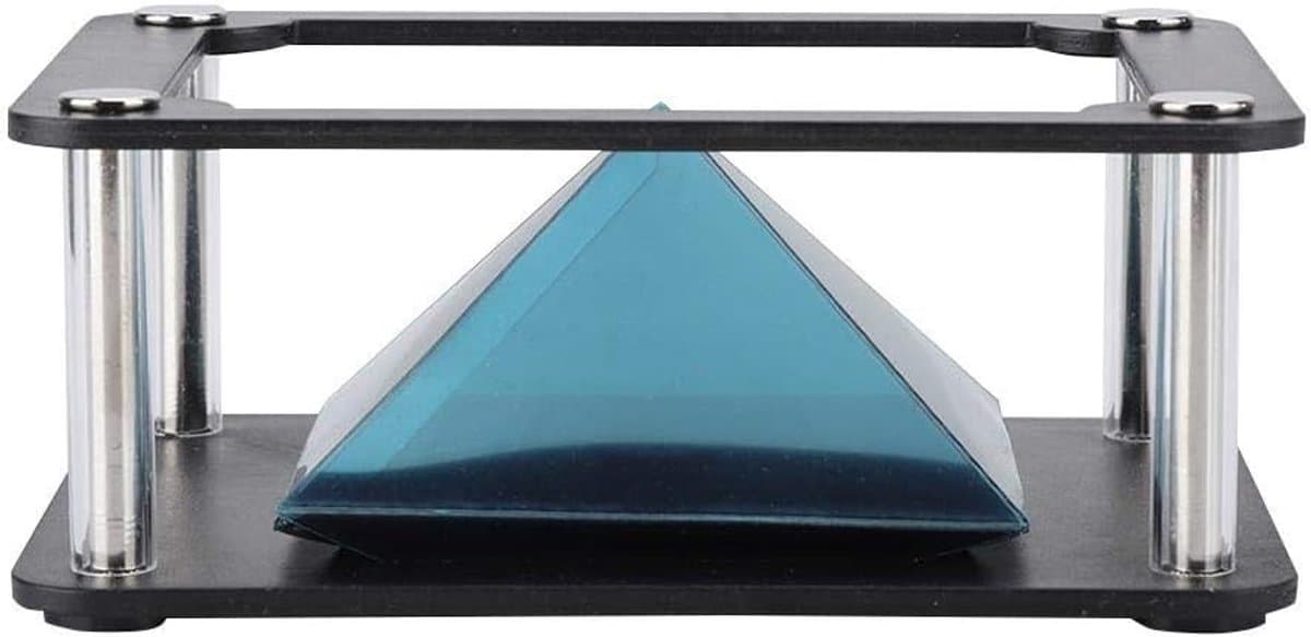 3D hologram projector piramide, 3,5-6 inch mobiel smartphone hologram, 3D holografische display staat projector voor elke smartphone (cilinder) — afbeelding 1