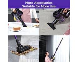 Yanhama H3 Wireless Vacuum Cleaner, Handheld Vacuum Cleaner, 7-level Filtration System, 180° Flexible Steering, Compatible with Multiple Accessories for Various Scenarios. Deep Cleaning Of Household, Pet Hair, Sofa And Floor
