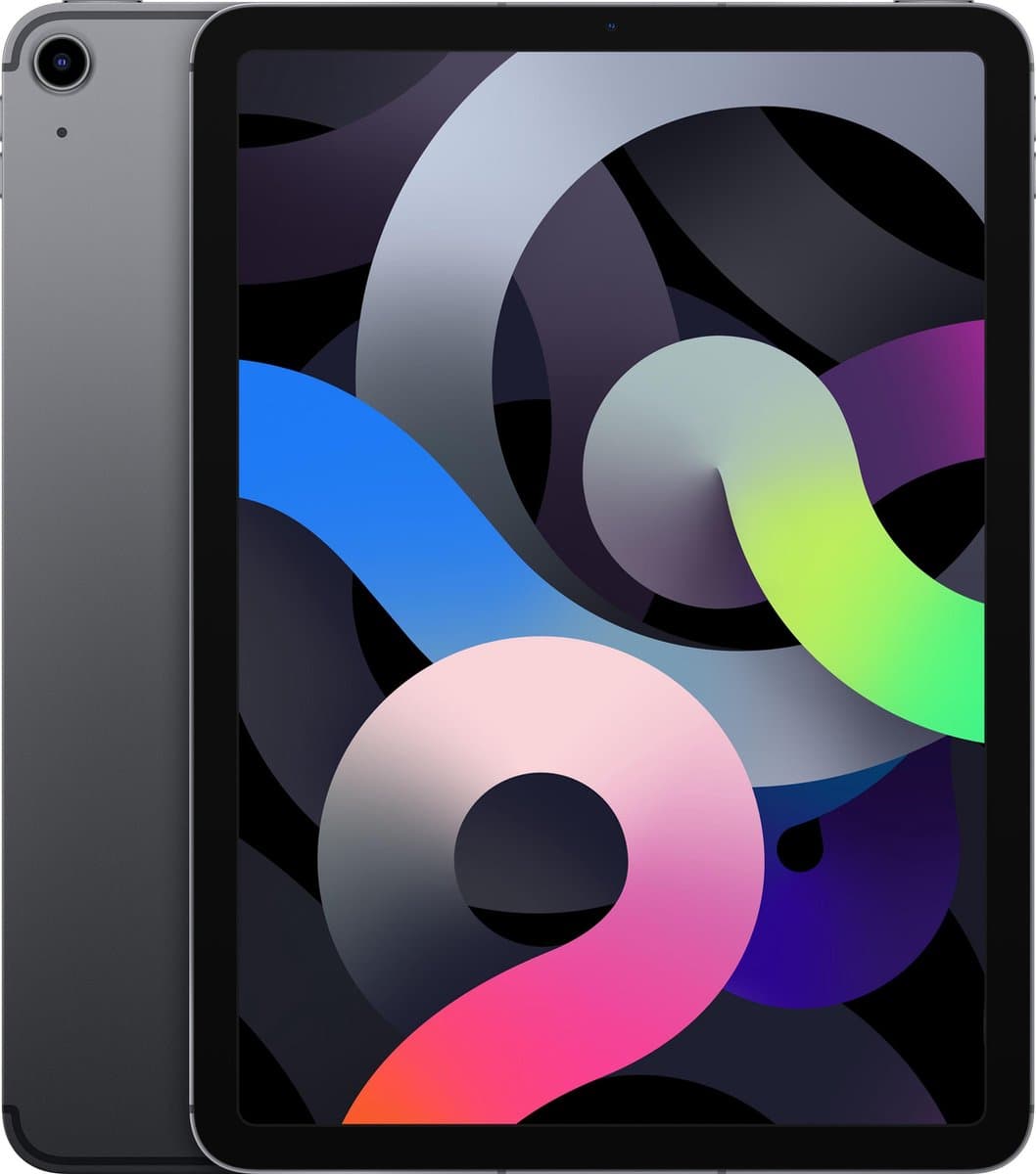 Apple iPad Air (2020) - 10.9 inch - WiFi + 4G - 64GB - Spacegrijs — afbeelding 1
