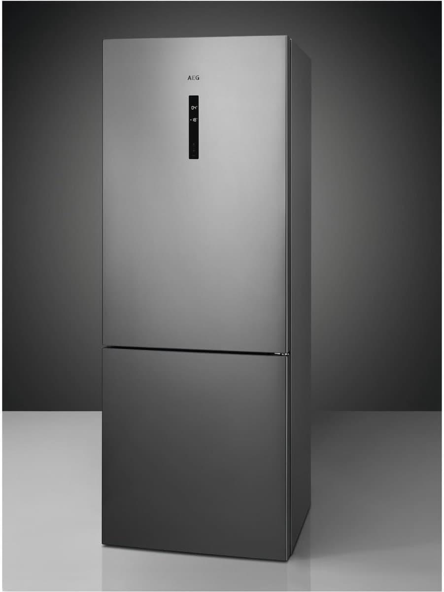 AEG ORC6M481EX - Koel- en vriescombinatie - Vrijstaand - 481 l - Roestvrijstaal - 41 dB — afbeelding 1