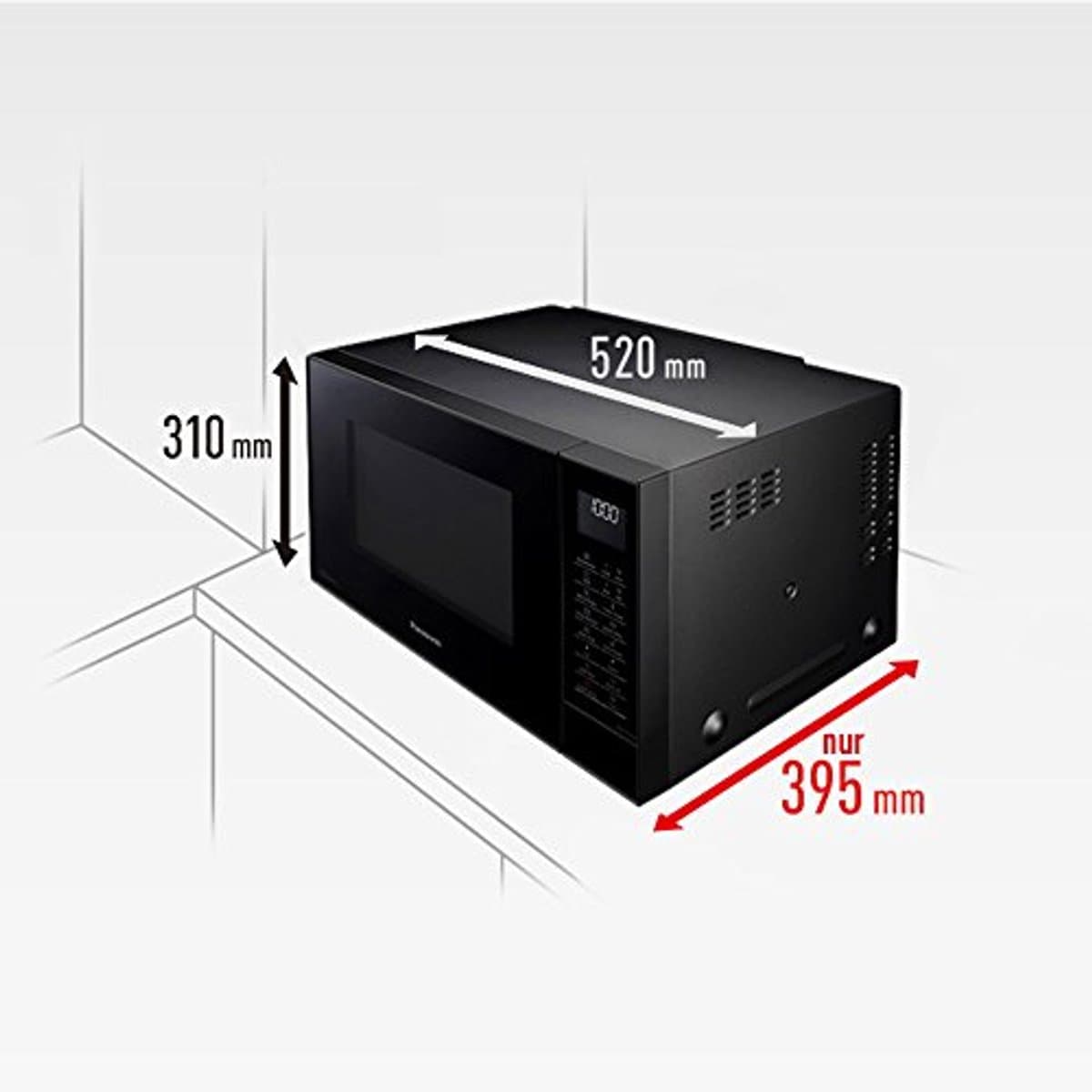 Combinatiemagnetron 27 L 1000 W Zwart — afbeelding 1