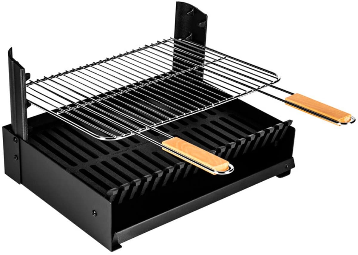 Houtskoolbarbecue verstelbaar in 3 hoogtes GRILLOIR - vrijstaande grill — afbeelding 1