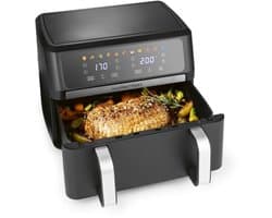 Airfryer 10L met Dual Zone en Touchscreen - Friteuse voor 8 Personen