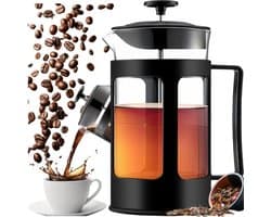 Koffiemaker French Press 1000ML Zwart - Koffie / Thee maker 1 Liter