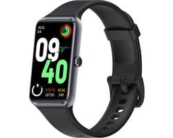 J&D supplies Stappenteller - Zwart - Temperatuurmeter - Activity Tracker - Hartslagmeter - Bloeddrukmeter - Smartwatch - Horloge - Heren - Dames