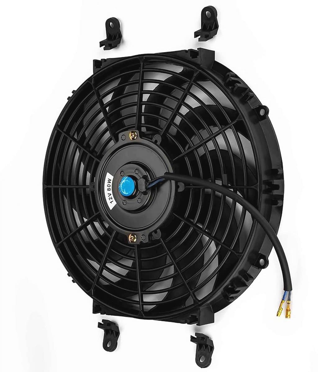 Koelventilator 12 inch voor auto's - Efficiënte 80W koeler met 10 bladen — afbeelding 1