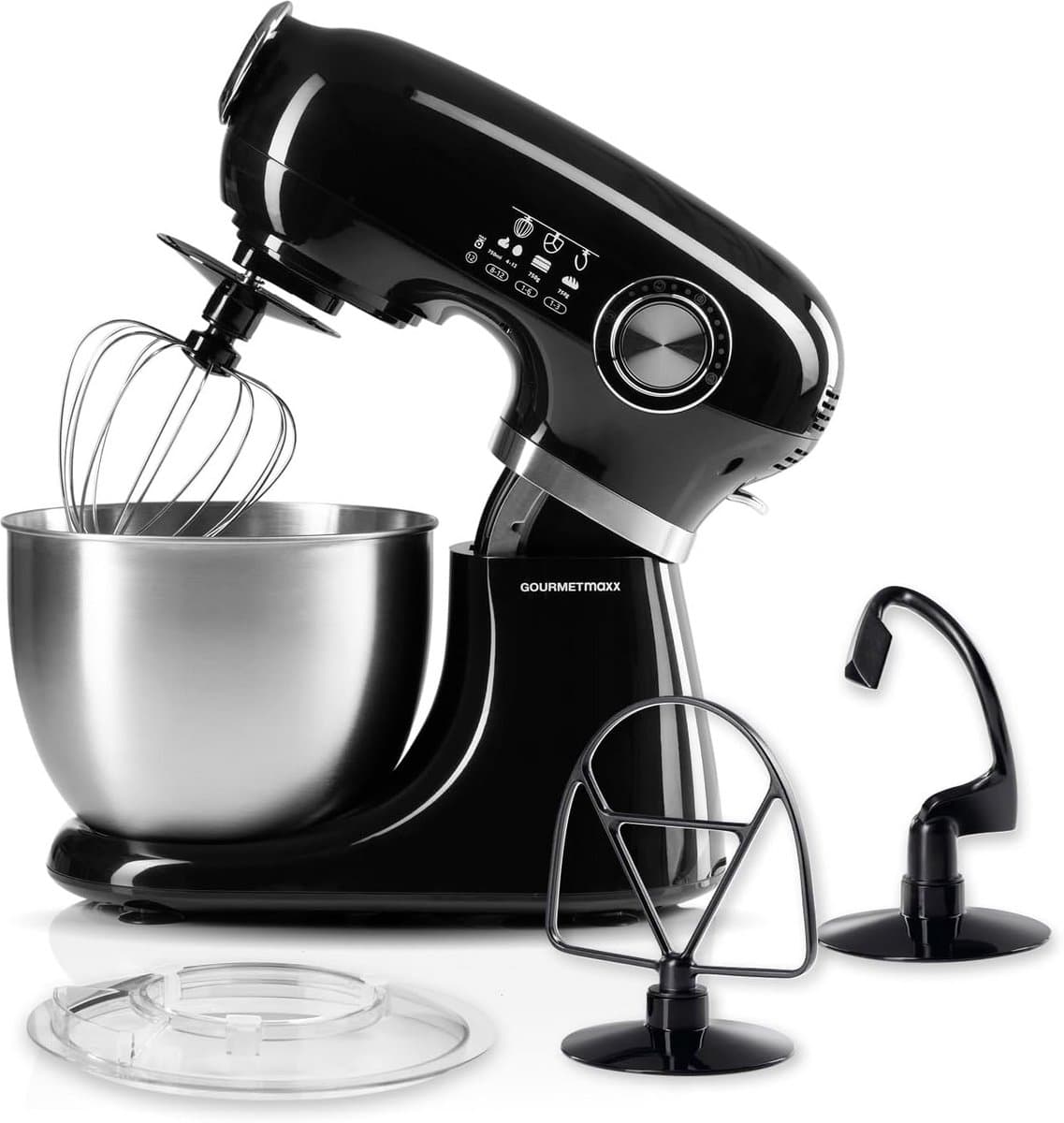 Multifunctionele Keukenmachine met Mengkom en Opzetstukken - Krachtige Mixer en Kneedmachine — afbeelding 1