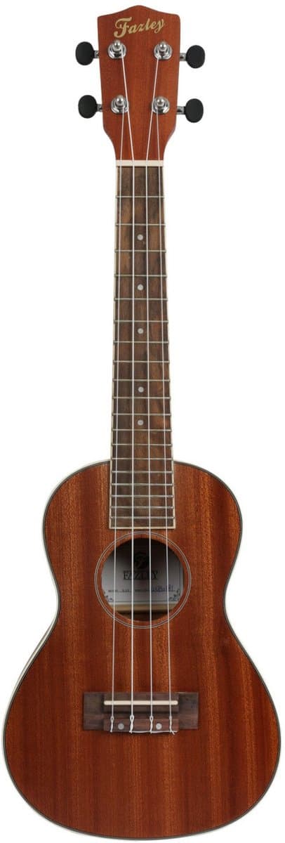 Concert Ukelele - Met gratis lessen - Fazley K23-W - Hout / Naturel — afbeelding 1