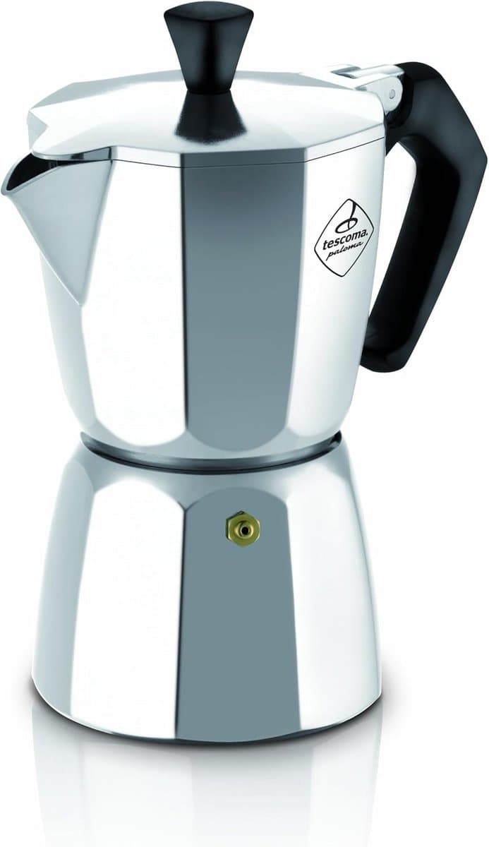 RVS Espressomaker voor alle fornuizen - 12.5 x 8.5 x 15.2 cm — afbeelding 1