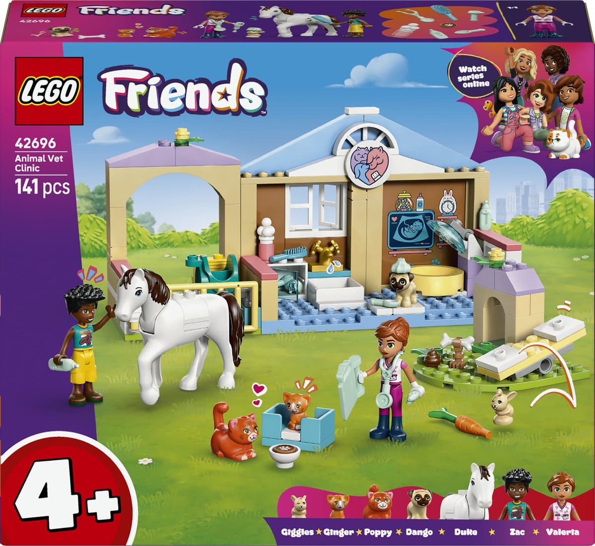 Lego Friends 42696 Huisdierenkliniek Bouwstenen — afbeelding 1