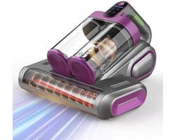 HKrachtige Mijtverwijderaar - Ingebouwde Ultraviolet Lamp van 253,7 nm - 13kPa Zuigkracht - Geschikt voor Bedden, Tapijten en Banken
