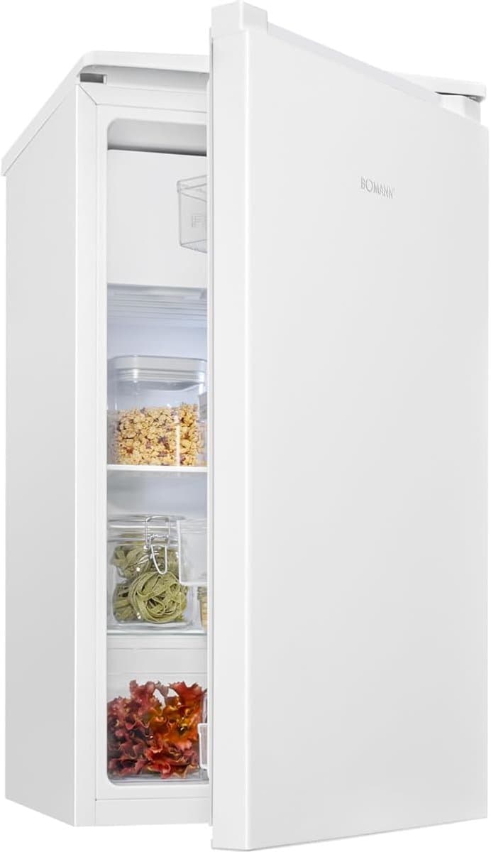 Kleine Koelkast - Mini Koelkast - Compacte Opslag - Stil en Energiezuinig - 47x44.5x83.5cm - Wit — afbeelding 1