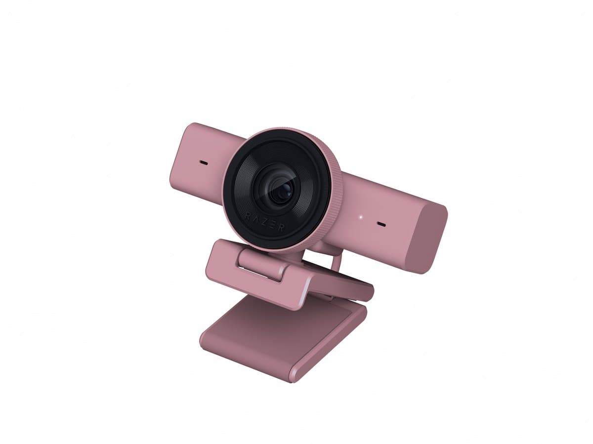 Razer Kiyo V2 X - Webcam - 60FPS - Ingebouwde Microfoon - Auto-Focus - 1440p - Groothoeklens - Roze — afbeelding 1