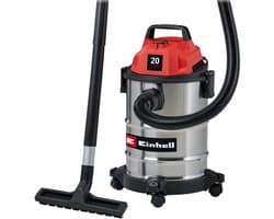 Einhell Elektrische Nat-/Droogzuiger TC-VC 2045 S - 900 W - 180 mbar - 20 L - Blaasaansluiting - Incl. diverse accessoires - kunststofslang 1,5 m - 3-delige kunststof buis - Schuimfilter