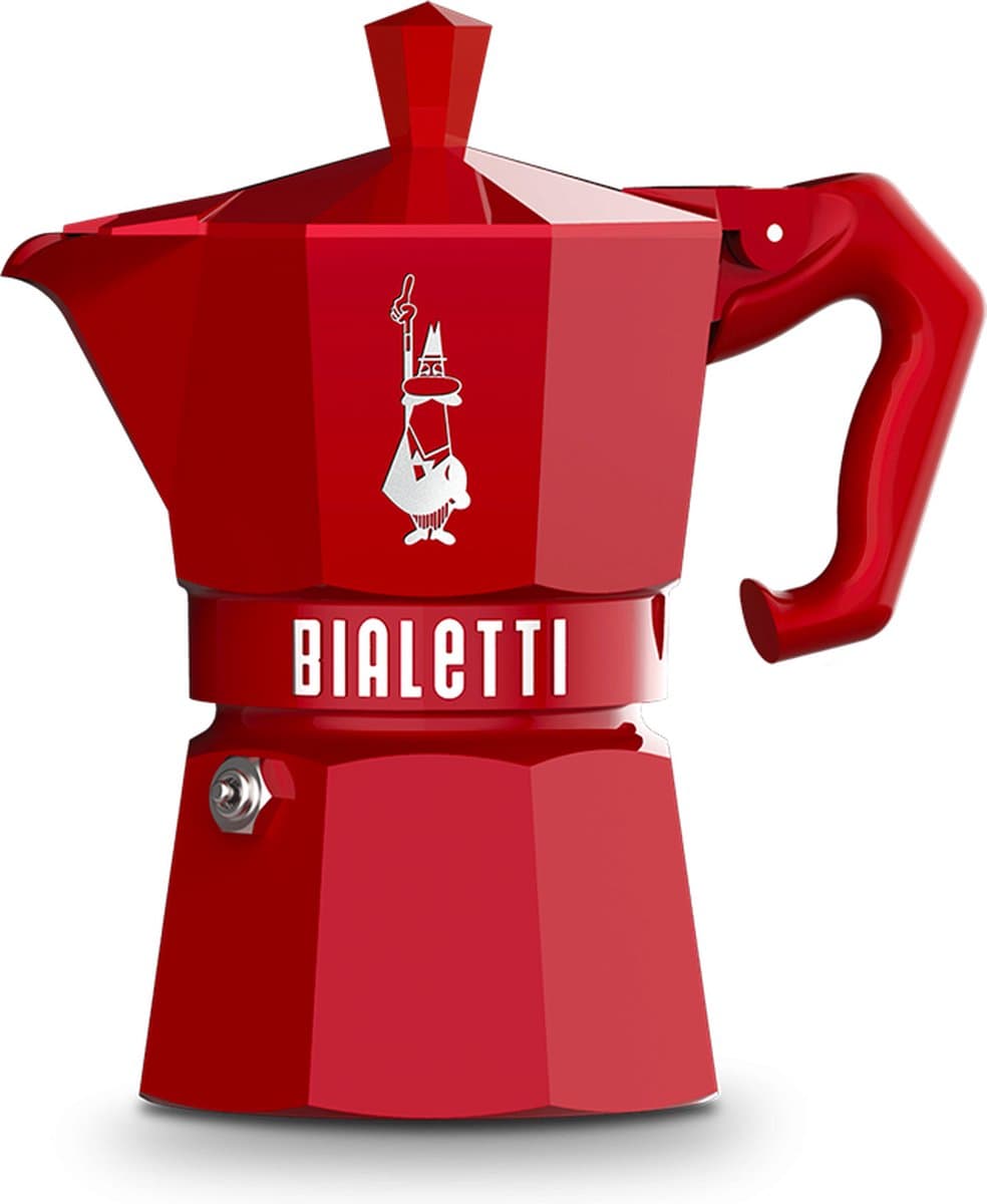 Bialetti Moka Exclusive Moka Express Rood — afbeelding 1