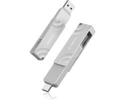 Externe SSD - Draagbare Schijf - Snelle Data Opslag - Hoge Leessnelheid - 512 GB - Metaal