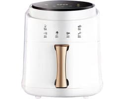 Compacte Airfryer - Oven - Gezond Koken - Intelligent Temperatuur - 8 Liter - Wit Zwart