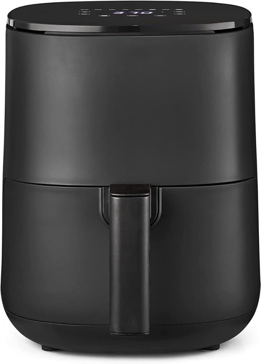 SNJY® Mini Airfryer - Airfryer Klein - Camping Airfryer - 3 Liter - 5-in-1 - 1400W - Zwart — afbeelding 1