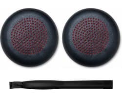 Set Oorkussens voor Plantronics Headset - Voyager Focus UC B825 Oorkussen - Kunstleer met Traagschuim - Zwart