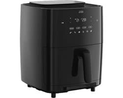 Luchtfriteuse met Stoom - Heteluchtfriteuse Airfryer - Gezond Koken - Met Stoomfunctie - 69 Liter - Zwart