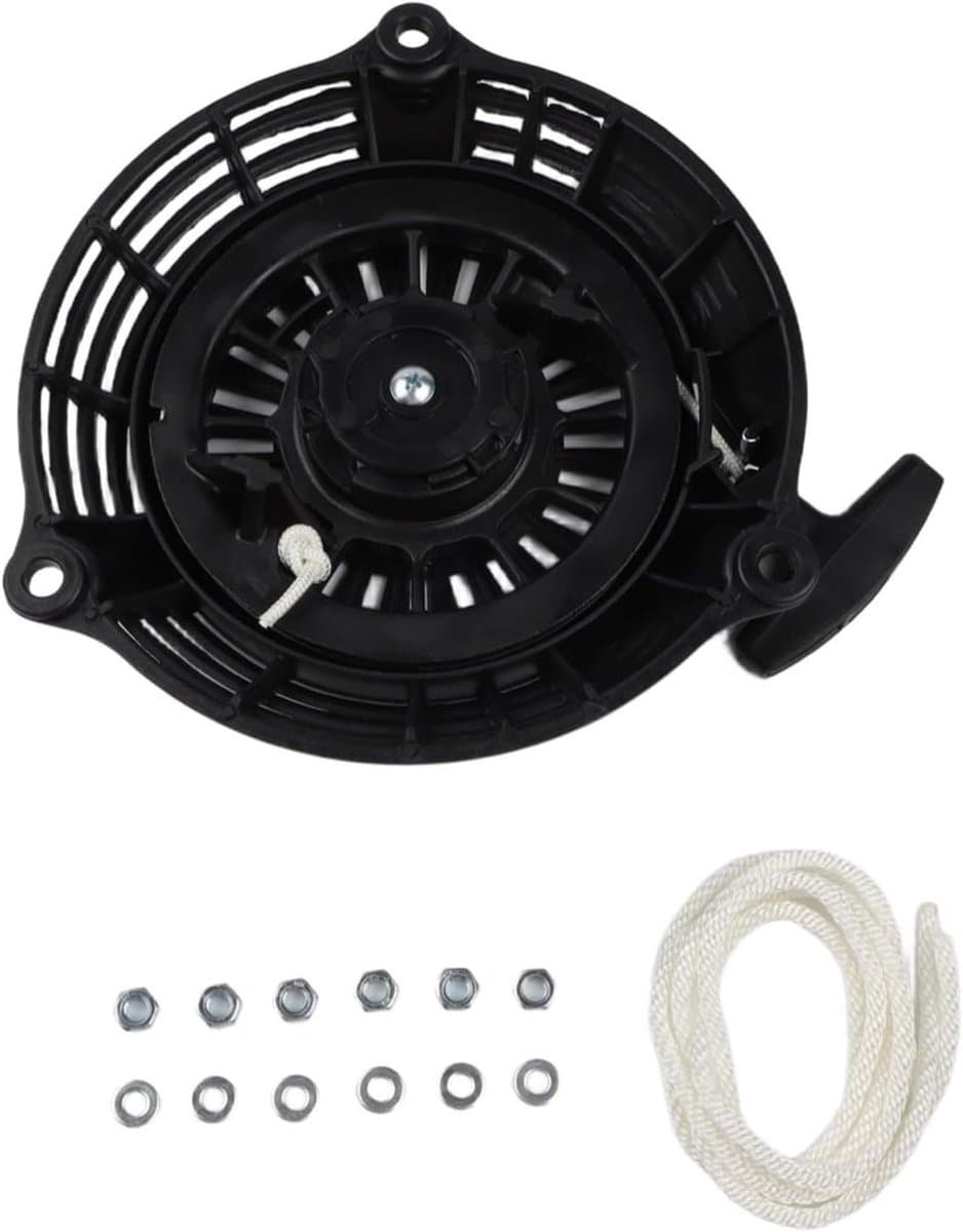 Starttrekker Grasmaaier - Recoil Starter Kit - Grasmaaier Starten - Complete Reparatiekit - 21 x 21 x 4 cm - Zwart — afbeelding 1