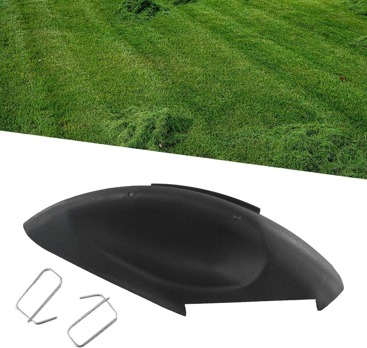 Mulchhoes Grasmaaier - Gras Mulch Cover - Gras Verhakselen - Eenvoudige Installatie - 42 inch dek - Zwart — afbeelding 1