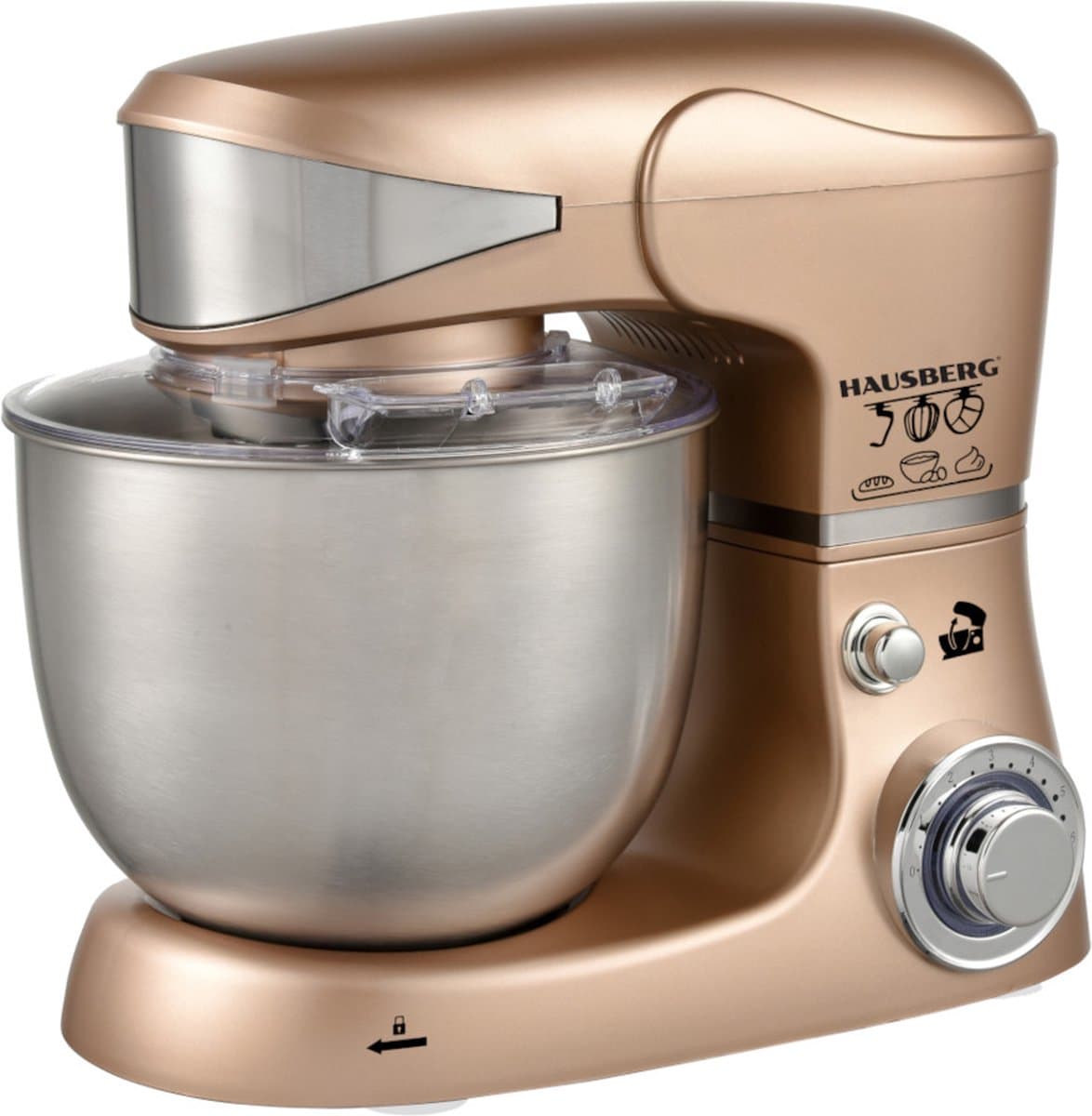 Hausberg Staande Mixer Goud HB-7620AU — afbeelding 1
