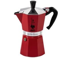Bialetti Moka Express 6 Kops Rood – Espressopot – Aluminium – 270 ml
