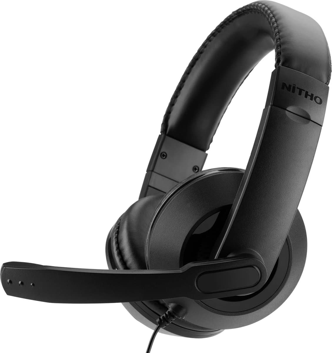 Nitho - NX100 Bedrade Stereo Gaming Headset Zwart voor PC, PS4/PS5, Xbox, Nintendo Switch — afbeelding 1
