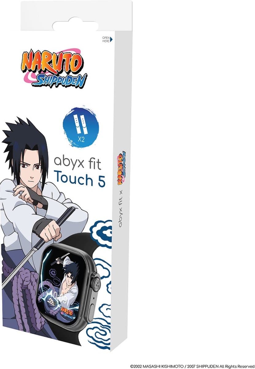 Abyx Fit Touch 5 Naruto Shippuden Edition – Exclusieve smartwatch model Sasuke — afbeelding 1
