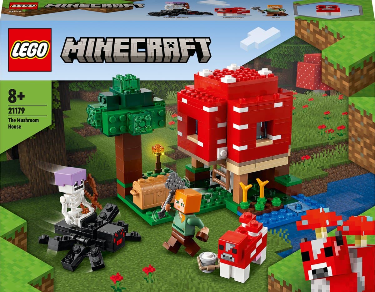 LEGO Minecraft Het Paddenstoelenhuis - 21179 — afbeelding 1