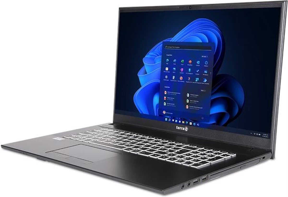 Terra Mobile 1716R 17.3" FullHD laptop - Intel Core i5-1334U - 32GB - 500GB M.2 SSD - Iris Xe Graphics - DVD±RW - Windows 11 Pro — afbeelding 1