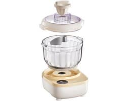 Deegkneedmachine - Keukenmixer - Bakken Thuis - Multifunctioneel Kneedmes - 2 Liter Inhoud - Wit