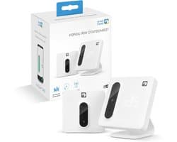 Intelligente Wifi Thermostaat - Slimme Thermostaat Verwarming - Energie Besparen - Open Raam Herkenning - Universeel - Wit
