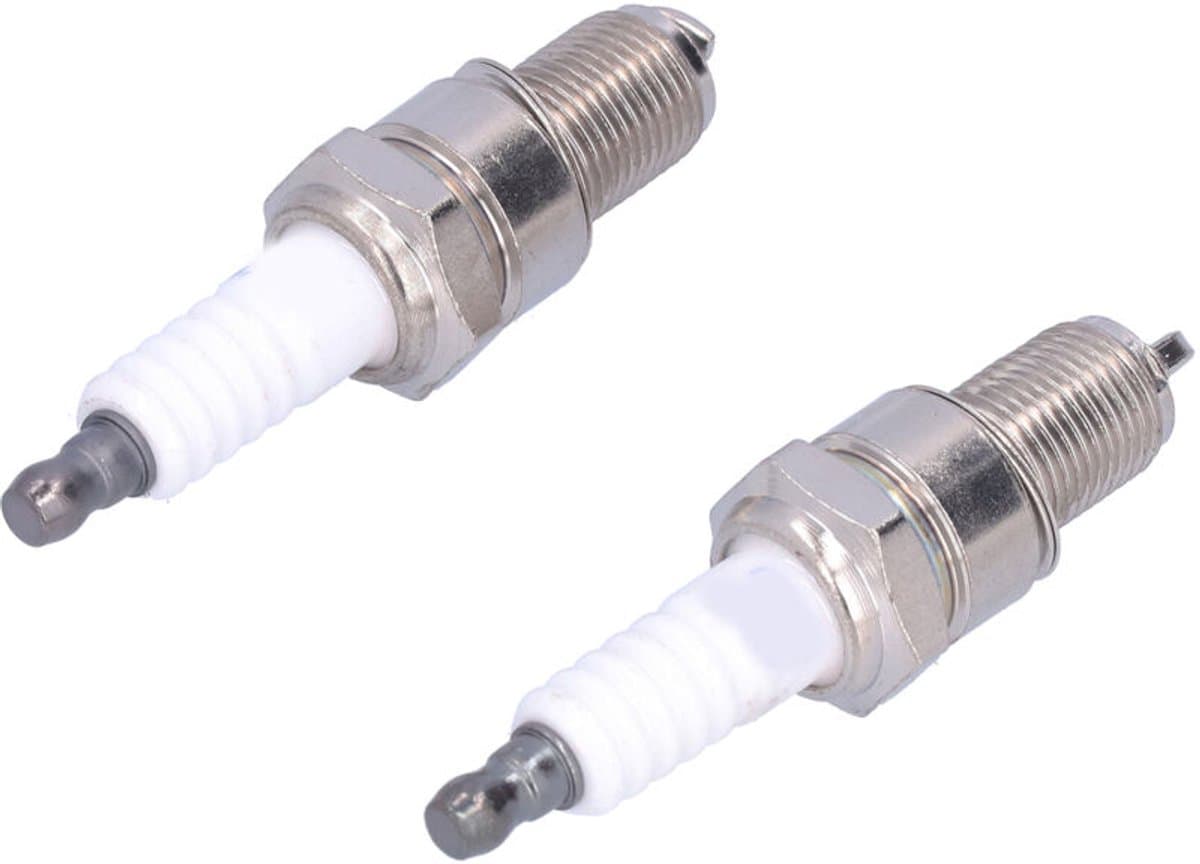 geschikt voor MTD 951-10292 751-10292 Torch Engine 131-039 Twee F6RTC bougies voor een grasmaaier — afbeelding 1