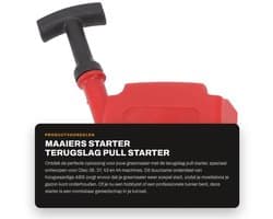 Dailygoods- Startkoord voor Oleo 36/37/43/44 - Tuingereedschap - Terugslag Pull Starter - ABS Materiaal - Stabiele Prestaties - Lichtgewicht 185g - Terugslagstarter