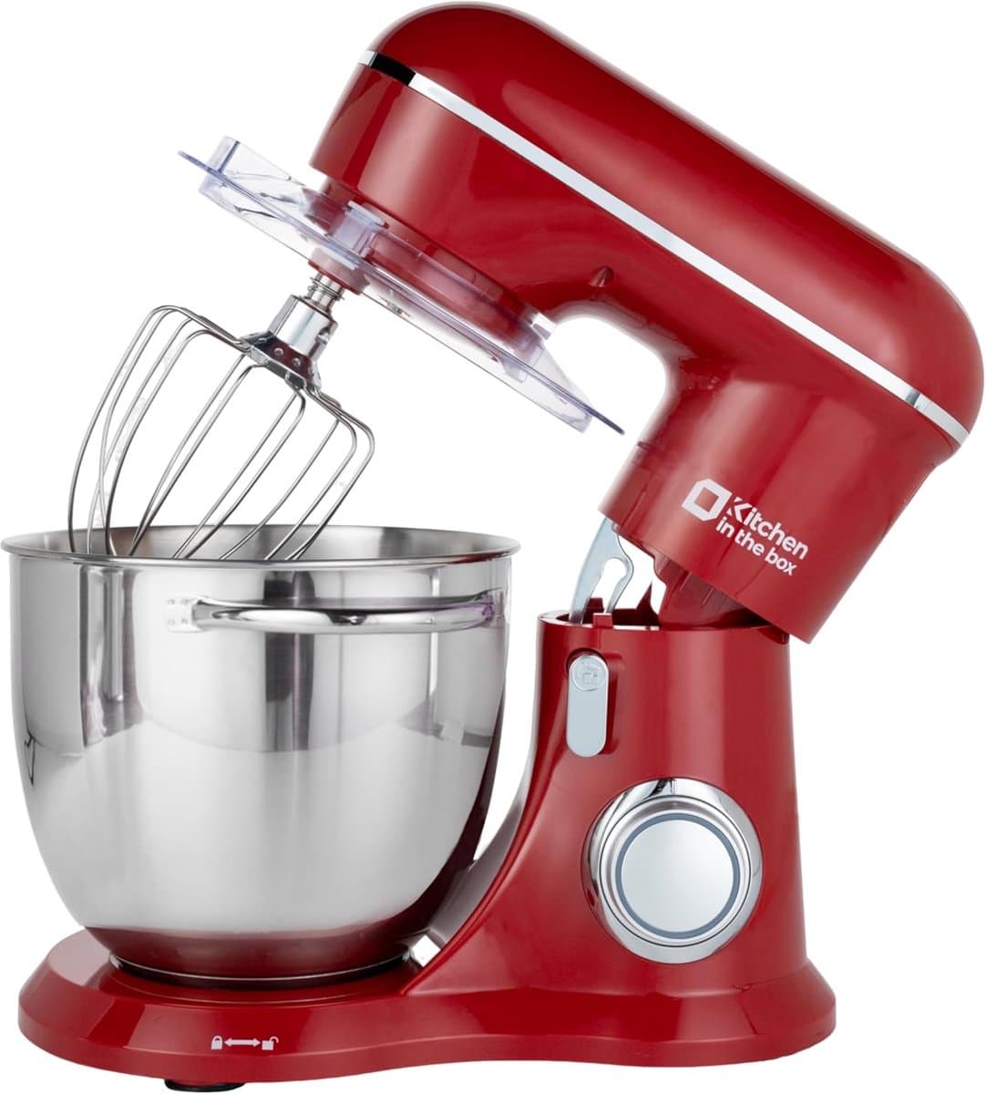 Keukenmachine - Mixer Deegkneedmachine - Thuisbakken - 10 snelheden - 6 liter kom - Rood — afbeelding 1