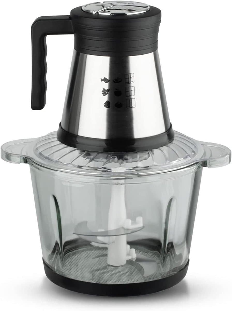 Keukenmachine - Hakmolen vlees - Maaltijden bereiden - Krachtige 800W motor - 3 liter kom - Zwart — afbeelding 1
