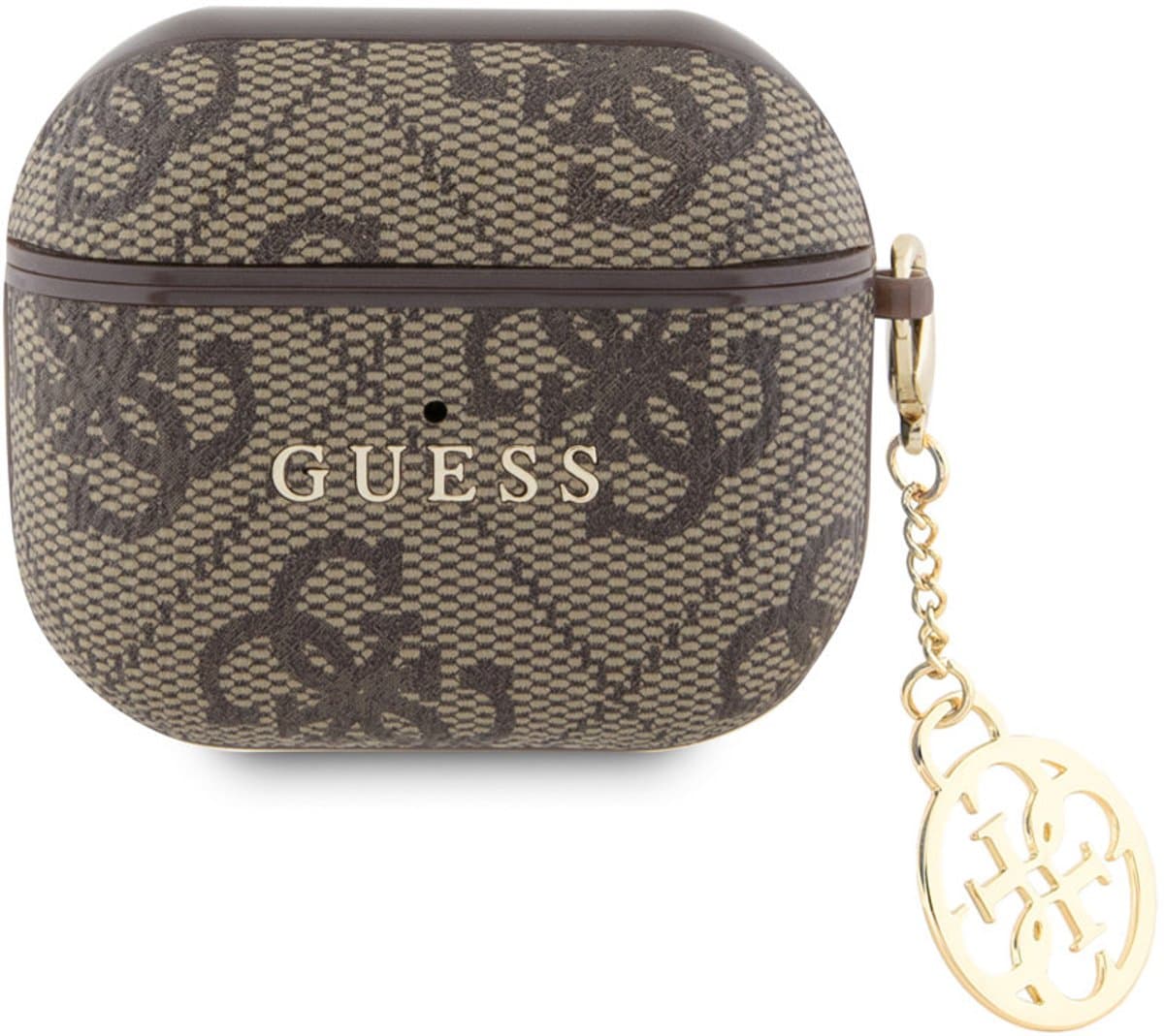 Guess AirPods Case voor AirPods 3 - stijlvol 4G-monogramdesign - Bruin — afbeelding 1