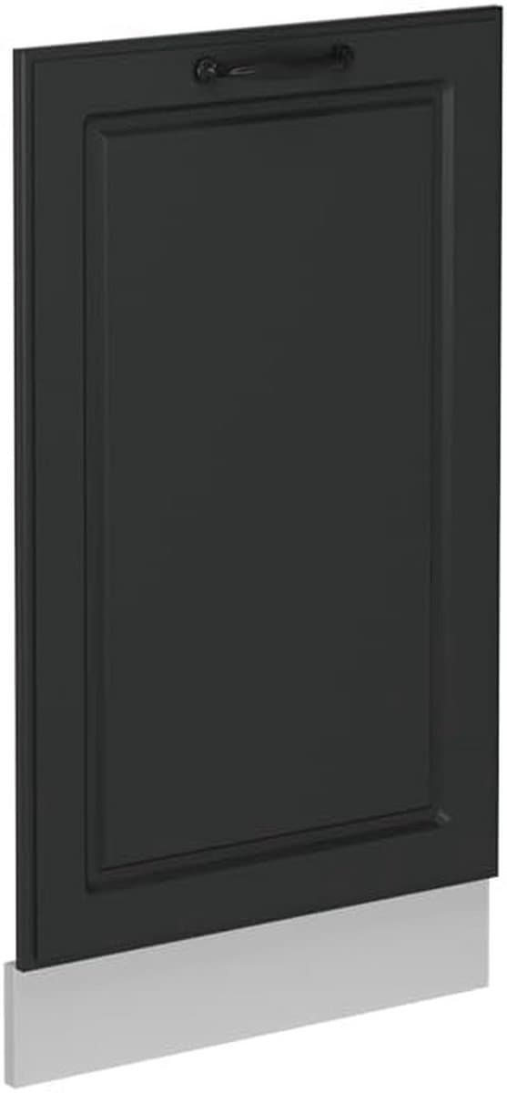 Vaatwasserfrontpaneel 45 cm Antraciet Landhuisstijl — afbeelding 1