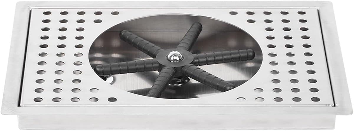 Bekerwasmachine Roestvrijstaal - Glazenspoeler Automatisch - Snel Bekers Reinigen - Duurzaam Materiaal - 30 x 21 x 7 cm - Zilverkleurig — afbeelding 1