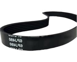 Aandrijfriem Grasmaaier - Maaier Riem - Gazon Onderhoud - Duurzaam Rubber - 6PJ490 - Zwart