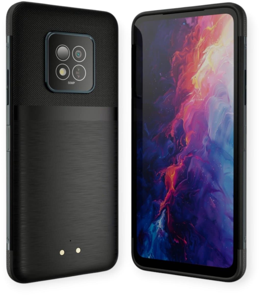 AGM X6 Phantom Zwart 5G robuuste smartphone — afbeelding 1