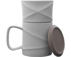 TOAST - WAVE / Coffee Mug Set warm grey