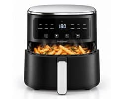 Vivid Green Airfryer 5L - Tot 4 Personen - PFAS-vrij - 12 Programma's - Digitaal Display