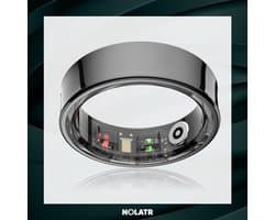 NOLATR LUX Smart Ring - Stappenteller - Slaaptracker - Zwart - Maat 11