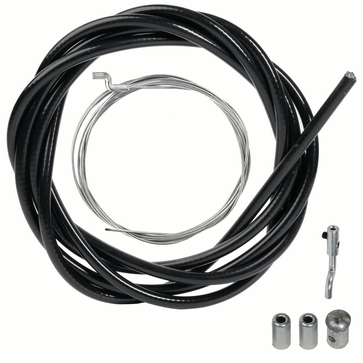 Gaskabel voor grasmaaier, 1,5 mm, met Z-opzetstuk en kabelkas, universele reparatieset voor bosmaaier en helmstok — afbeelding 1