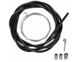 Gaskabel voor grasmaaier, 1,5 mm, met Z-opzetstuk en kabelkas, universele reparatieset voor bosmaaier en helmstok
