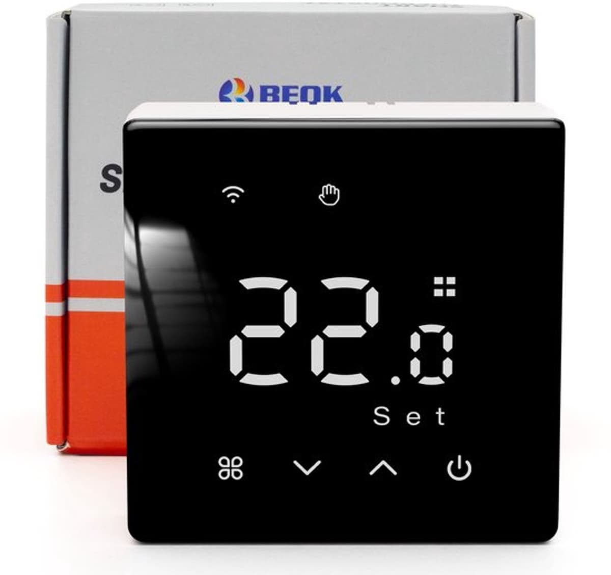 WiFi-thermostaat voor cv-ketel, batterijgevoed en Dagprogrammering,3A — afbeelding 1